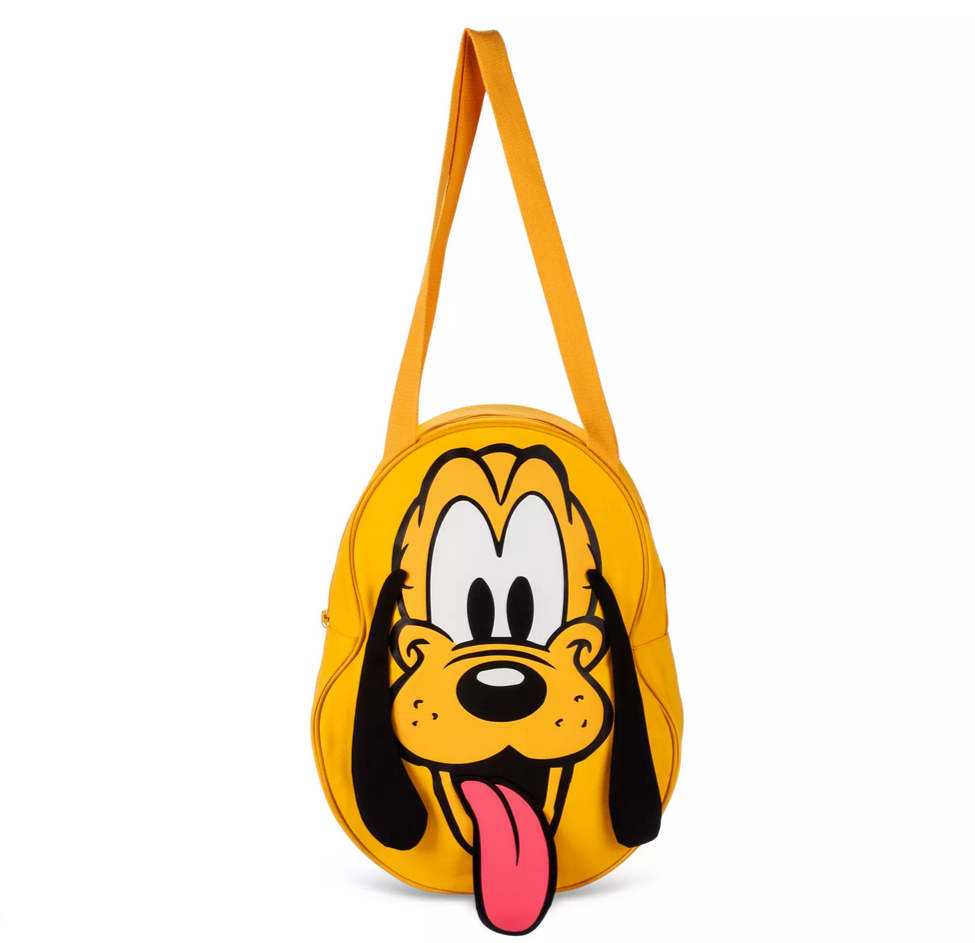 pluto big face canvas tote